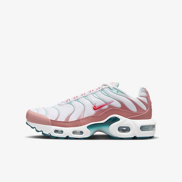 Nike air max plus kids white shop